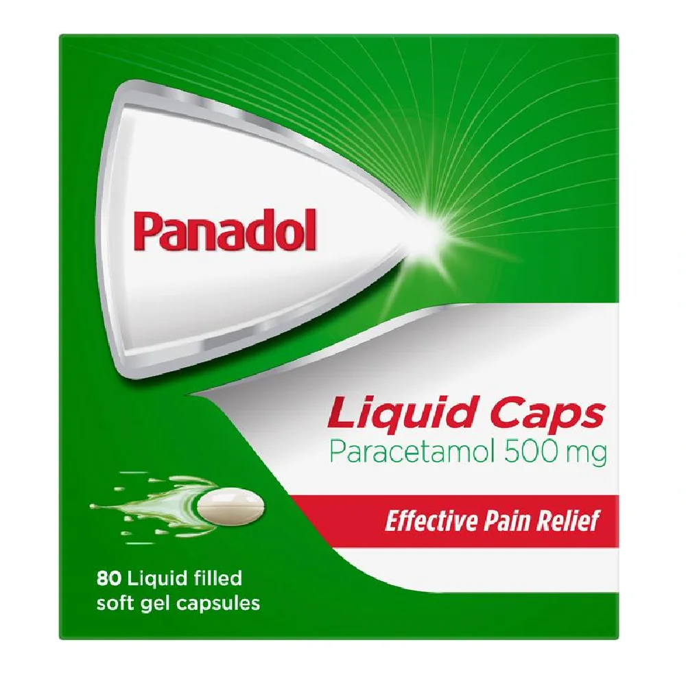 Panadol Liquid 对乙酰氨基酚退烧止痛液体胶囊 80粒装